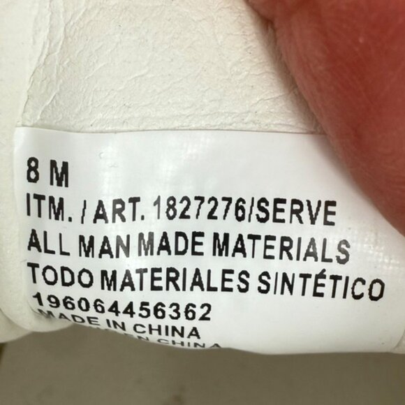 Tretorn Women's Serve Sneakers Size 8M White Faux Leather Casual Shoes - Picture 2 of 14